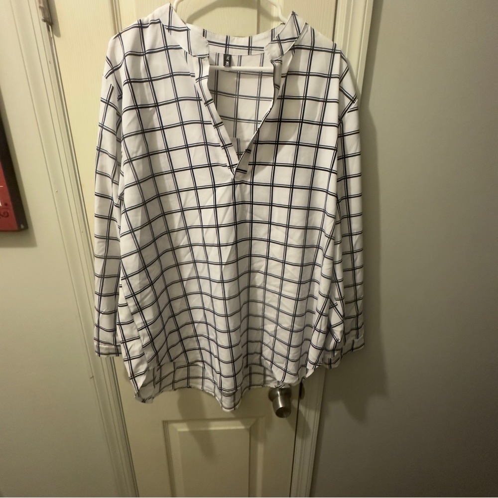 Silky feel dressy shirt 2XL